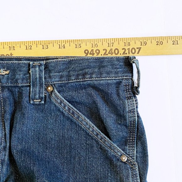 Vintage LEE Carpenter Jeans Tapered cropped Leg - Picture 5 of 10